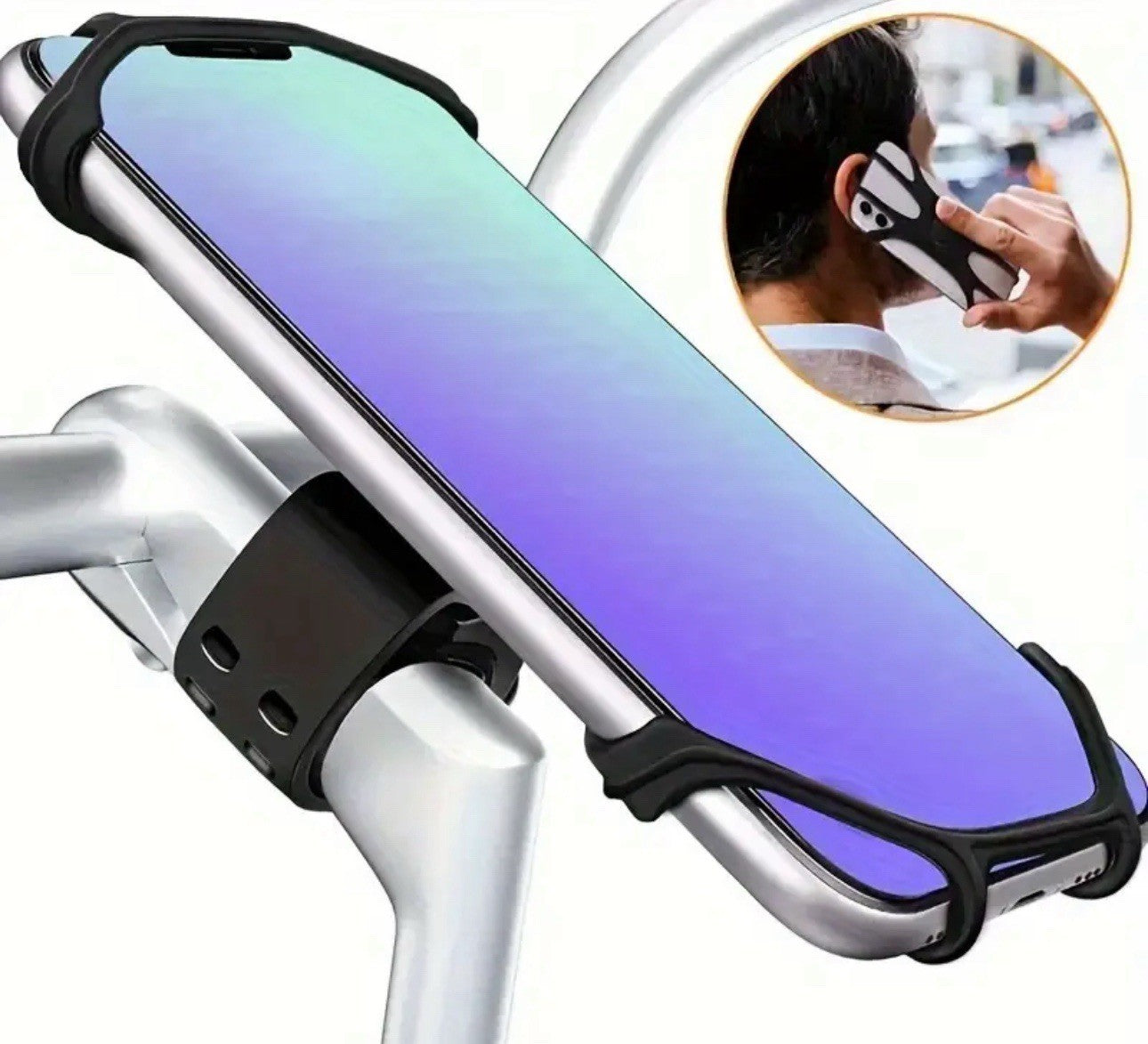 360°Waterproof Bike Phone Mount Holder - Mobile Case for Bicycle & Motorbike UK
