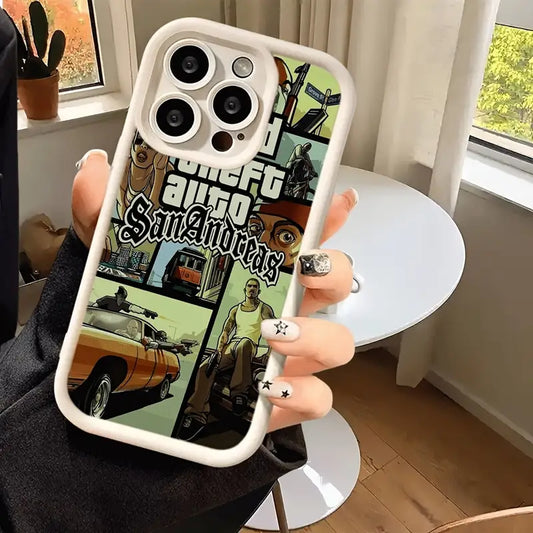 Grand Theft Auto San Andreas Mobile Phone Case for Iphone 16 Pro Max