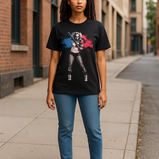 Preowned vintage Harley Quinn suicide squad T-shirt