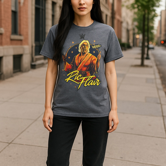 Preowned vintage  WWE Ric Flair Woooo T-shirt