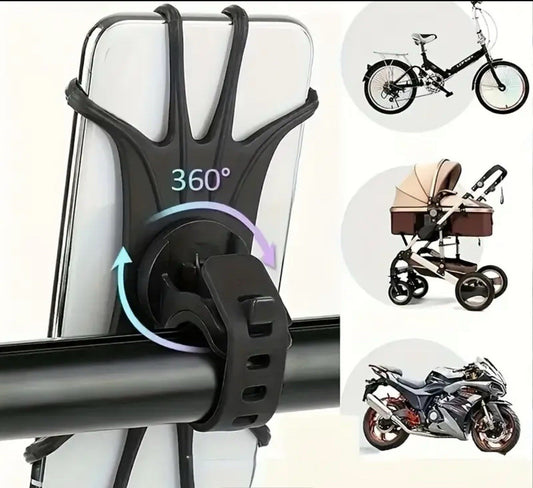 360°Waterproof Bike Phone Mount Holder - Mobile Case for Bicycle & Motorbike UK